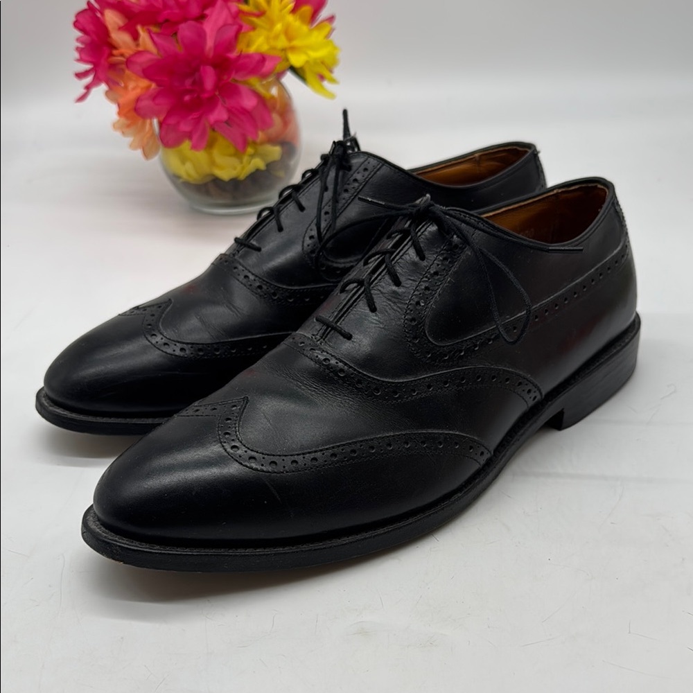 Allen Edmonds Birmingham Black Leather Oxfords Size 12D MS8547A